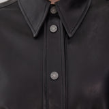 AP 302 Lambskin Leather Shirt