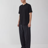 AP 10 시 아일랜드 코튼 숏슬리브 티셔츠 (Black)