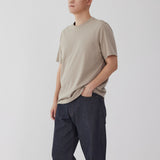 AP 10 시 아일랜드 코튼 숏슬리브 티셔츠 (Beige)