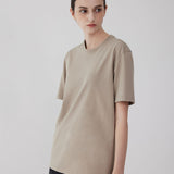 AP 10 시 아일랜드 코튼 숏슬리브 티셔츠 (Beige)