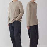 AP 11 시 아일랜드 코튼 티셔츠 (Beige)