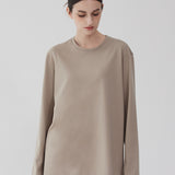 AP 11 시 아일랜드 코튼 티셔츠 (Beige)