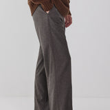 AP 116 Wool Flannel Bootcut Pants