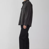 AP 101 스트레이트 셀비지 데님 (Black)