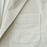 AP 253 화이트 캐시미어 코듀로이 자켓
